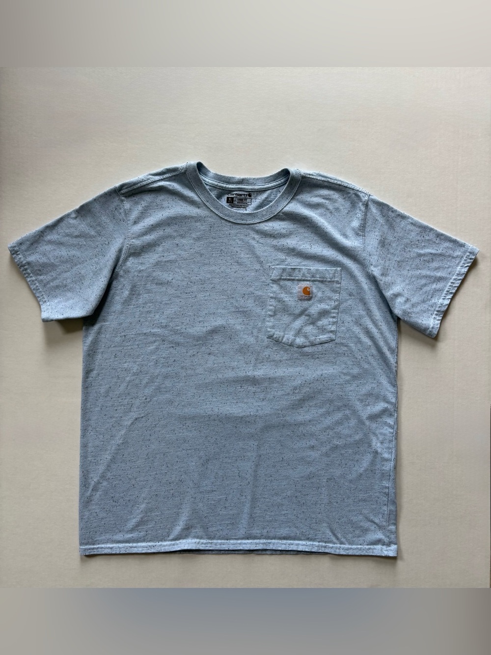 Carhartt Loose Fit Heavyweight Womens XL Heathered Blue